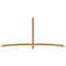 Ekena Millwork Bellingham Timber Gable Bracket, Western Red Cedar, 108"W x 49"H x 1 1/2"D x 3 1/2"F, 11/12 Pitch GBW108X49X0204BEL00SWR - alternate 1